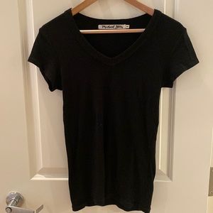 Classic Michael Stars soft black v-neck tee